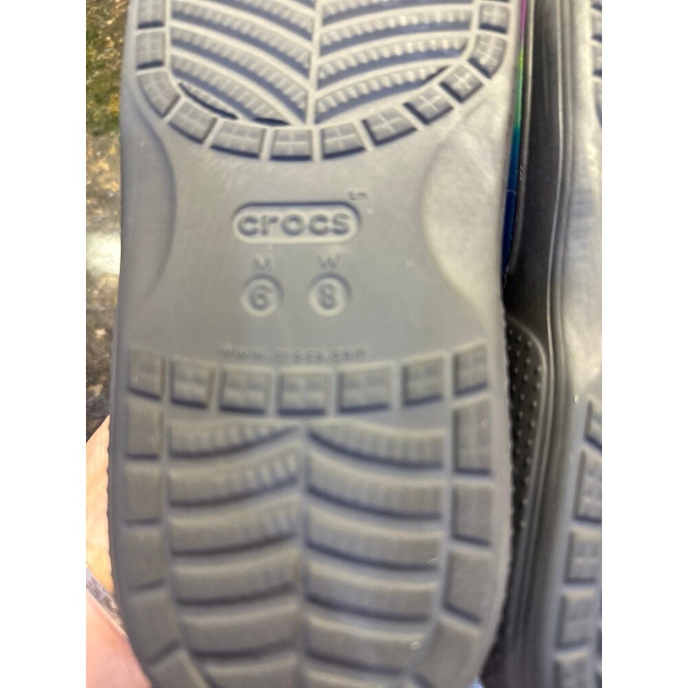 Crocs Classic Slide Out of this World Unisex M6 W8 EUC - Picture 8 of 10